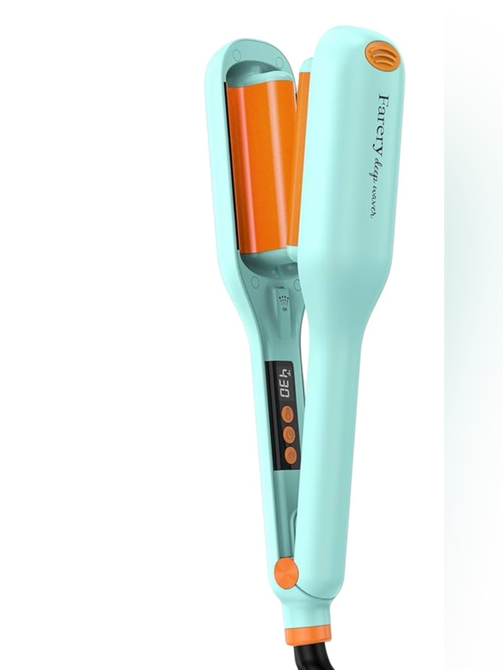 Farery Aqua & Orange 1 Inch Hair Waver